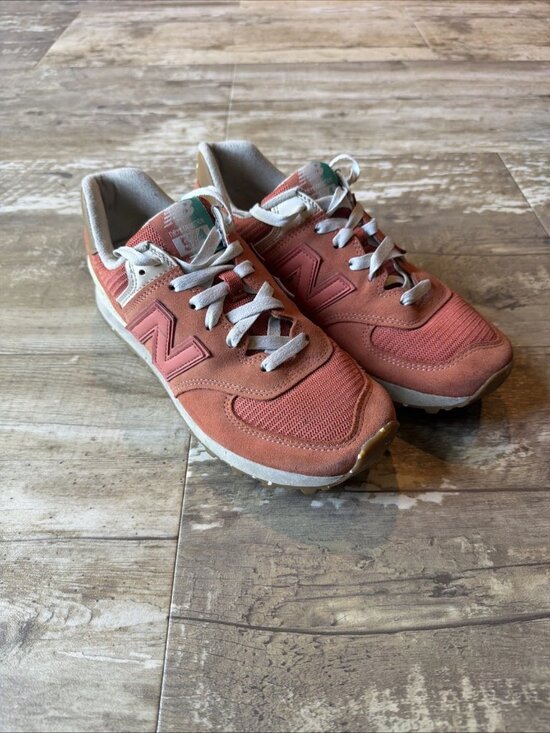 New Balance Shoes - NEW BALANCE 574 Sneakers Copper Neo Flame Women’s 9